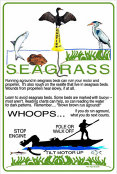 Goverment compliance signsage: Seagrass No Boats In Bed - 24